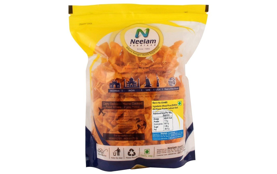 Neelam Foodland Special Cheese Papdi    Pack  400 grams